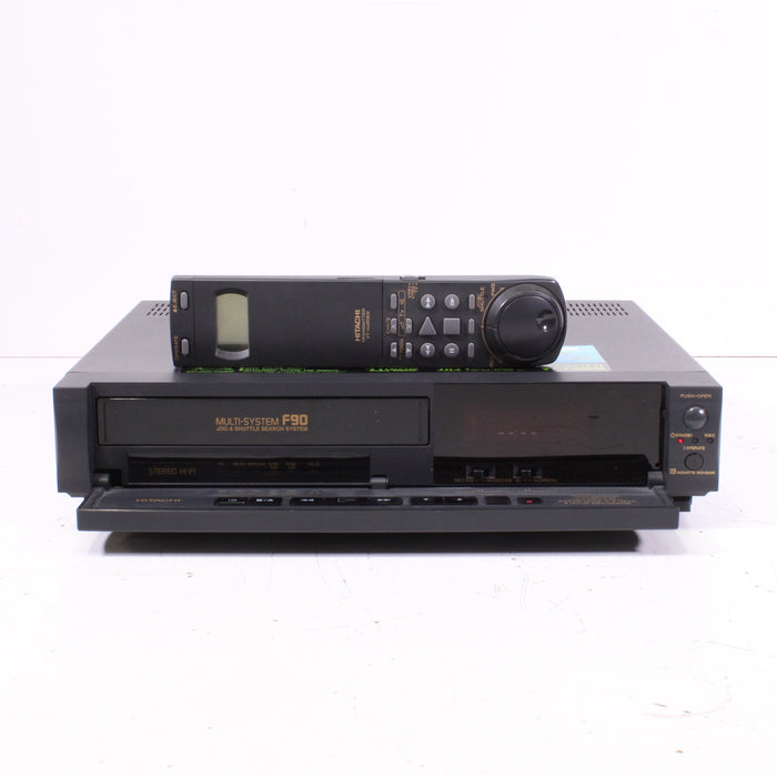 Hitachi VT‑F90EM Multi-System 4-Head Hi-Fi Stereo VCR (1995)-VCRs-SpenCertified-vintage-refurbished-electronics