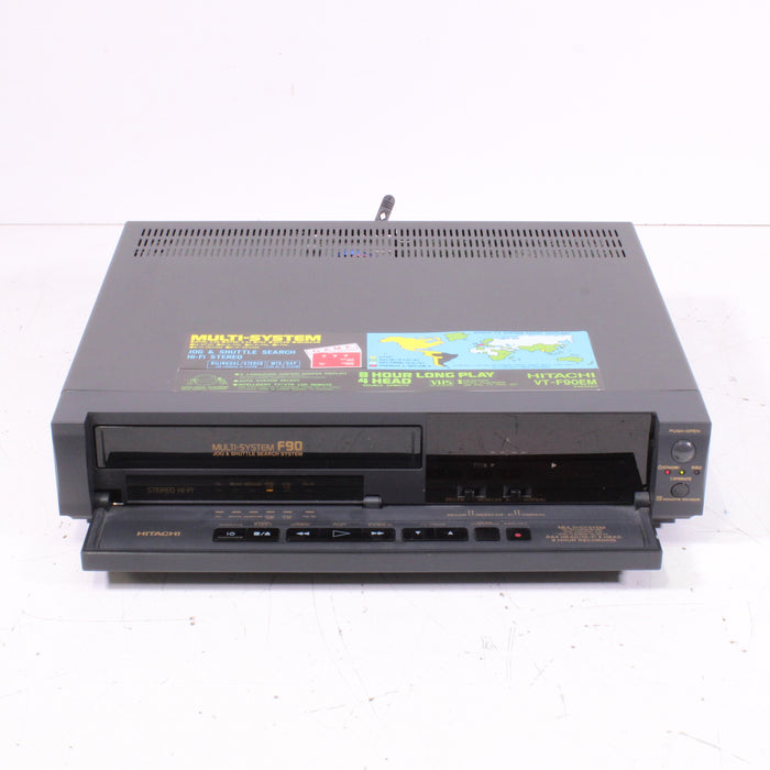 Hitachi VT‑F90EM Multi-System 4-Head Hi-Fi Stereo VCR (1995)-VCRs-SpenCertified-vintage-refurbished-electronics