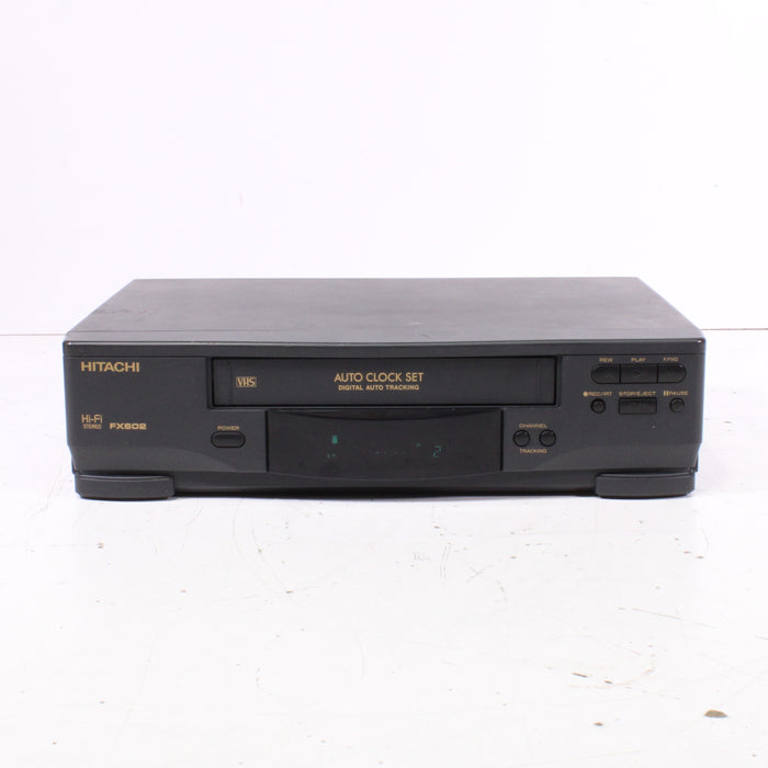 Hitachi VT-FX602S Hi-Fi Stereo VCR 4-Head SQPB S-VHS Playback-VCRs-SpenCertified-vintage-refurbished-electronics
