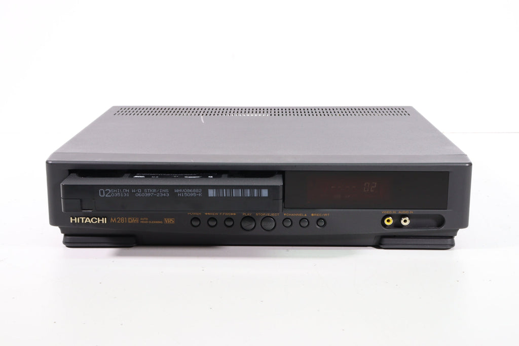 Hitachi Vt-m281 Vcr Vhs Player With Analog Tuner