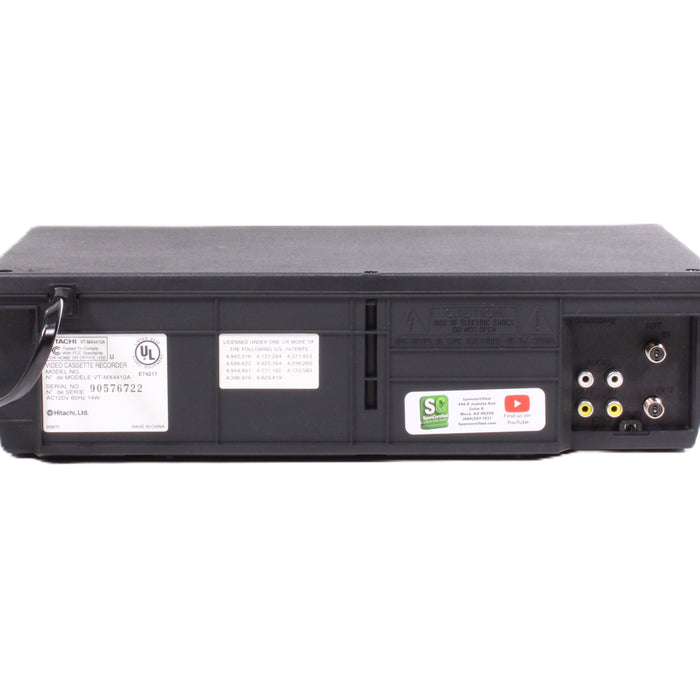 Hitachi VT-MX4410A 4-Head Hi-Fi Stereo VCR VHS Player Recorder Auto Tracking-VCRs-SpenCertified-vintage-refurbished-electronics