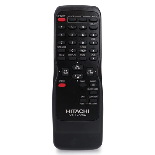 Hitachi VT-RM665A VCR VHS Player Remote Control-Remote-SpenCertified-refurbished-vintage-electonics