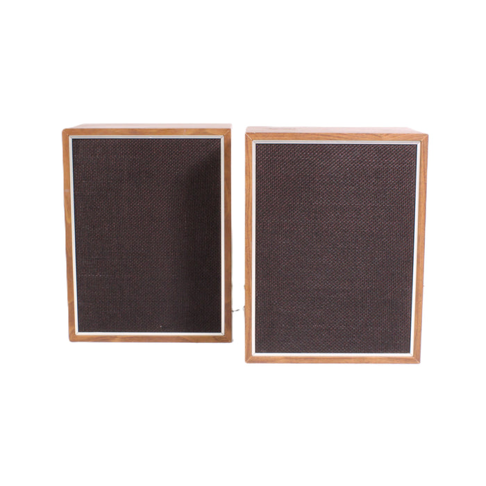 Hitachi Vintage 8-Ohm Wood Cabinet Bookshelf Speaker Pair-Speakers-SpenCertified-vintage-refurbished-electronics