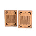 Hitachi Vintage 8-Ohm Wood Cabinet Bookshelf Speaker Pair-Speakers-SpenCertified-vintage-refurbished-electronics