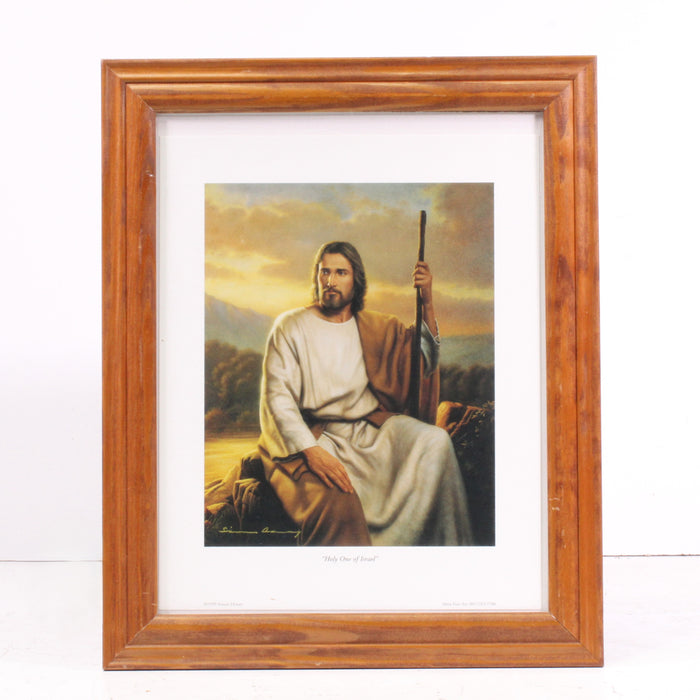“Holy One of Israel” Framed Religious Artwork Print-Painting-SpenCertified-vintage-refurbished-electronics
