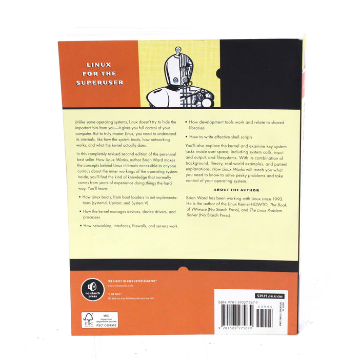 How Linux Works: What Every Superuser Should Know (2nd Ed) by Brian Ward Paperback Book (2015)-Books-SpenCertified-vintage-refurbished-electronics