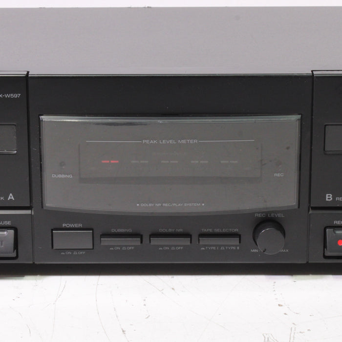Kenwood KX-W597 Double Cassette Deck Dolby B/C HX Pro Auto-Reverse (1997)