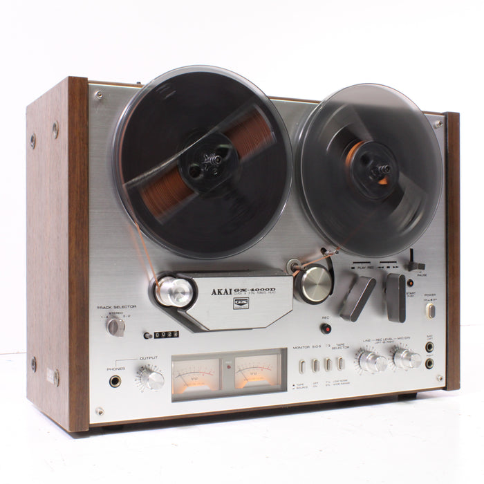 Akai GX-4000D Stereo Reel to Reel Tape Recorder (AS-IS) REELS NOT INCLUDED
