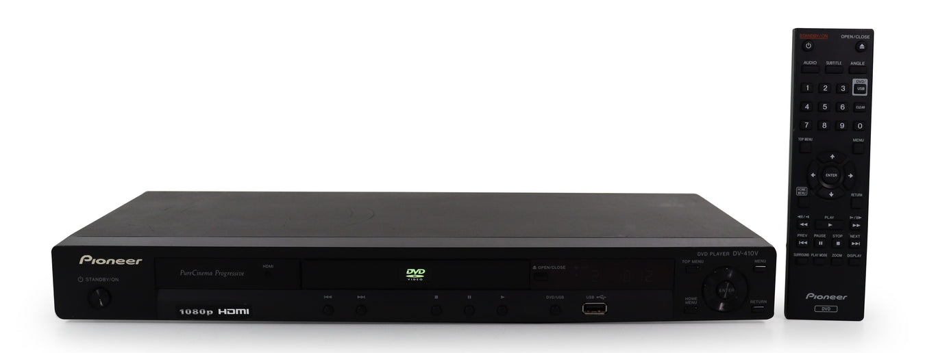 pioneer single disc dvd player playback systems refurbished hdmi composite analog