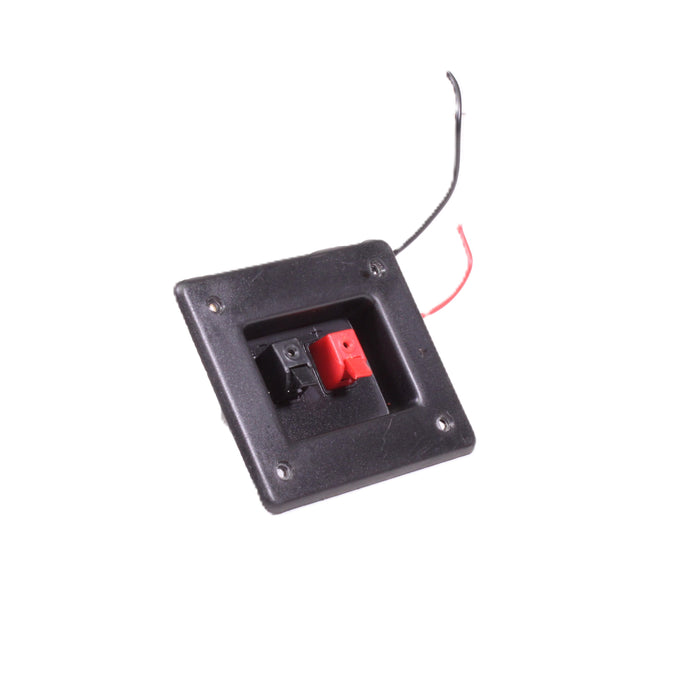 Replacement Speaker Terminal Cup Spring Clip Connector Plate with Red/Black Leads