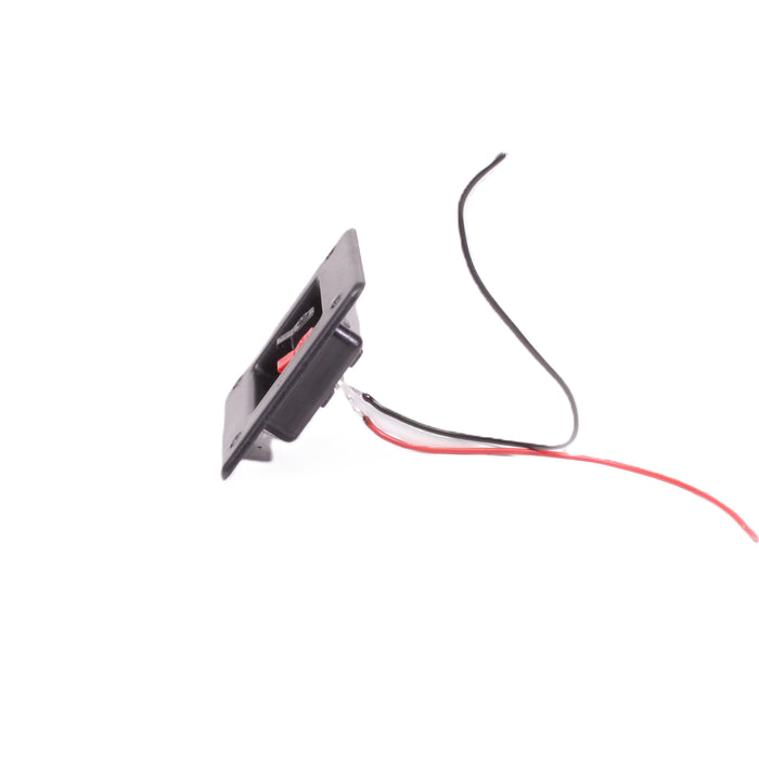Replacement Speaker Terminal Cup Spring Clip Connector Plate with Red/Black Leads