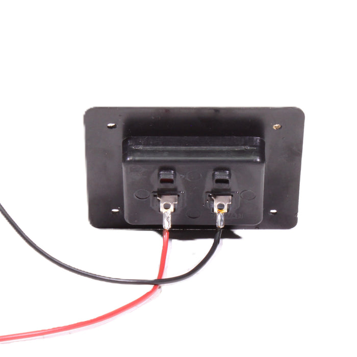 Replacement Speaker Terminal Cup Spring Clip Connector Plate with Red/Black Leads
