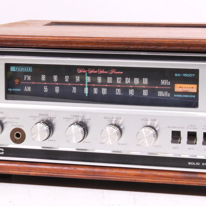 Pioneer SX-1500T Vintage AM/FM Stereo Receiver Silver Face 55WPC (1968)