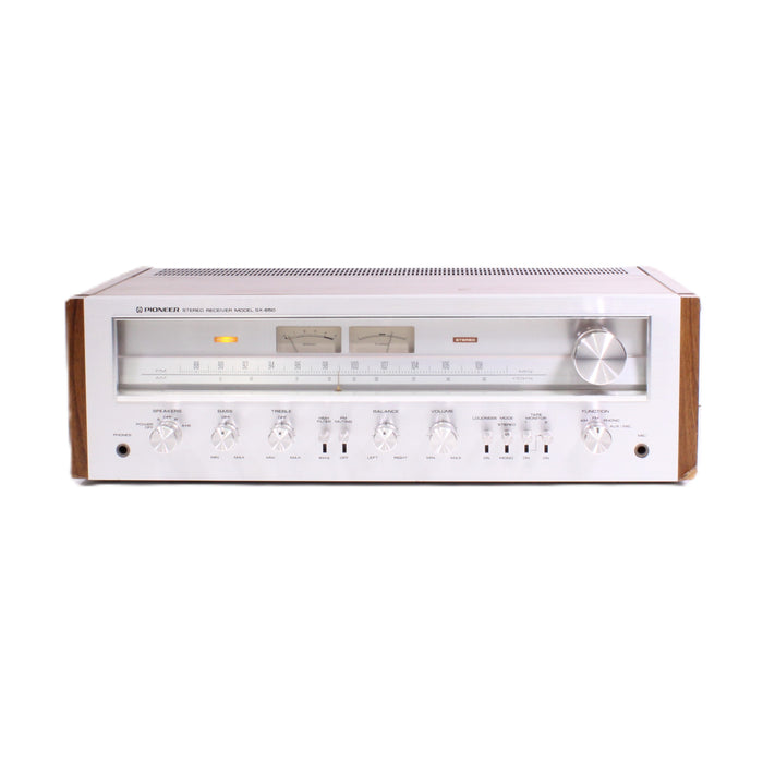 Pioneer SX-650 Vintage AM/FM Stereo Receiver Silver Face 35WPC (1976)
