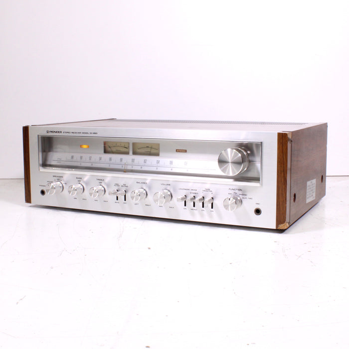 Pioneer SX-650 Vintage AM/FM Stereo Receiver Silver Face 35WPC (1976)