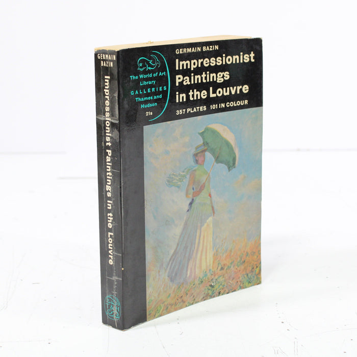 Impressionist Paintings in the Louvre by Germain Bazin Paperback Book (1958)-Books-SpenCertified-vintage-refurbished-electronics