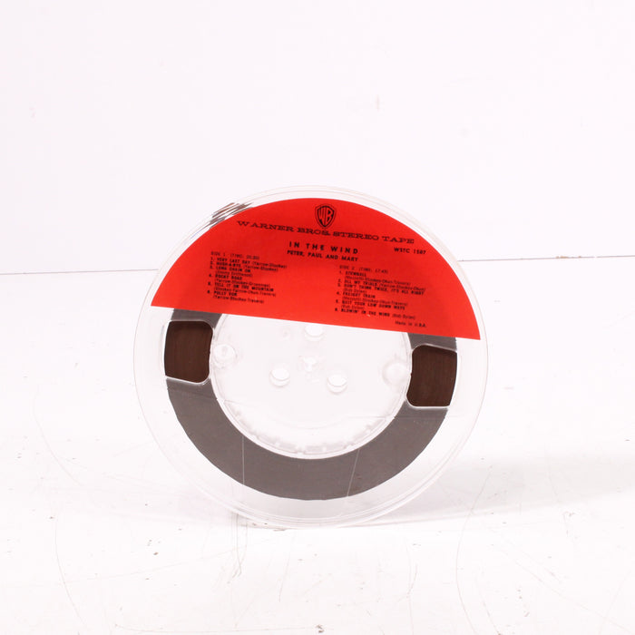 In the Wind by Peter, Paul and Mary Reel to Reel Tape 7" 1/4" 7½ IPS Warner Bros. Stereo Tape Vintage Folk-Reel-to-Reel Tape-SpenCertified-vintage-refurbished-electronics