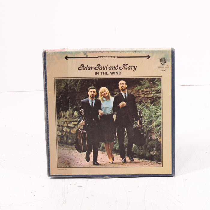 In the Wind by Peter, Paul and Mary Reel to Reel Tape 7" 1/4" 7½ IPS Warner Bros. Stereo Tape Vintage Folk-Reel-to-Reel Tape-SpenCertified-vintage-refurbished-electronics