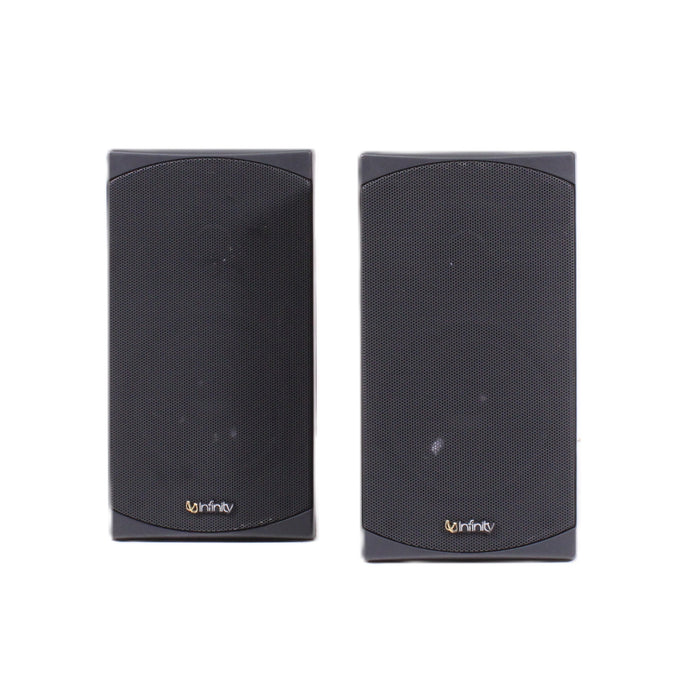 Infinity HTS-20 Satellite Speaker Pair Wall Mount Home Theater Black-Speakers-SpenCertified-vintage-refurbished-electronics