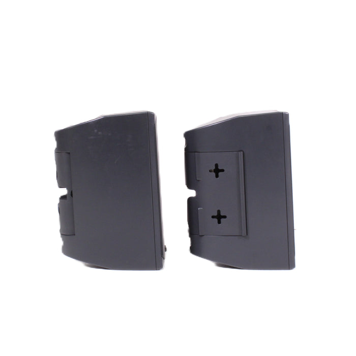 Infinity HTS-20 Satellite Speaker Pair Wall Mount Home Theater Black-Speakers-SpenCertified-vintage-refurbished-electronics