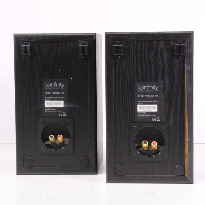 Infinity Primus 150 2-way Bookshelf Speaker Pair-Speakers-SpenCertified-vintage-refurbished-electronics