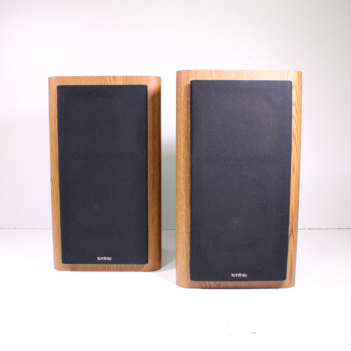 Infinity RS 3000 2-Way Bookshelf Speaker Pair Walnut Veneer Vintage-Speakers-SpenCertified-vintage-refurbished-electronics