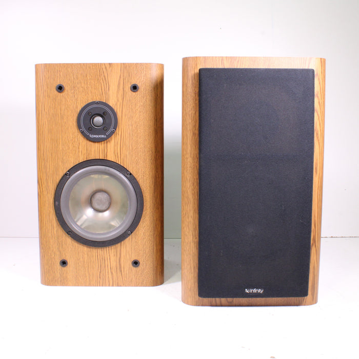 Infinity RS 3000 2-Way Bookshelf Speaker Pair Walnut Veneer Vintage-Speakers-SpenCertified-vintage-refurbished-electronics