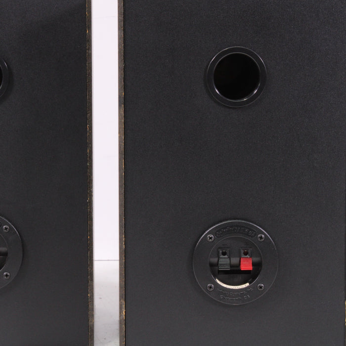 Infinity SM-62 2-Way Bookshelf Speaker Pair Black (1980s)-Speakers-SpenCertified-vintage-refurbished-electronics