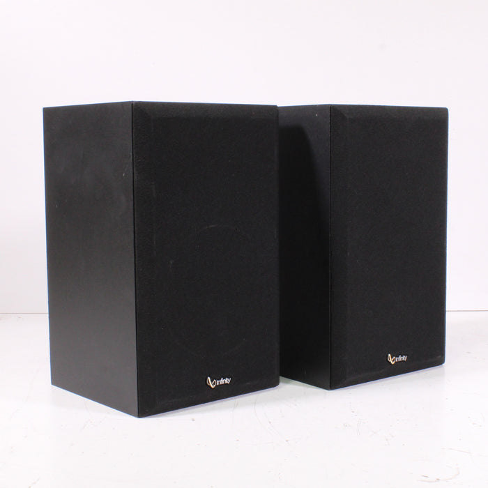 Infinity SM-62 2-Way Bookshelf Speaker Pair Black (1980s)-Speakers-SpenCertified-vintage-refurbished-electronics