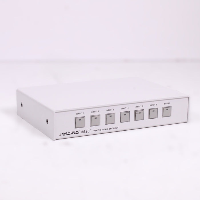 Inline 3526 6-Input S-Video Video Switcher-Audio Switcher-SpenCertified-vintage-refurbished-electronics