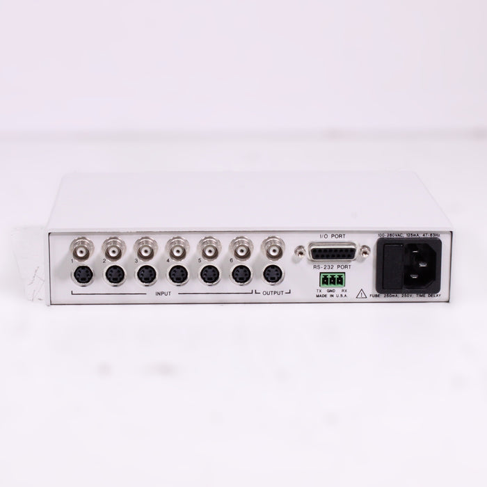 Inline 3526 6-Input S-Video Video Switcher-Audio Switcher-SpenCertified-vintage-refurbished-electronics