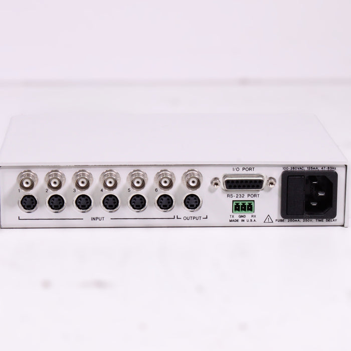 Inline 3526 6-Input S-Video Video Switcher-Audio Switcher-SpenCertified-vintage-refurbished-electronics