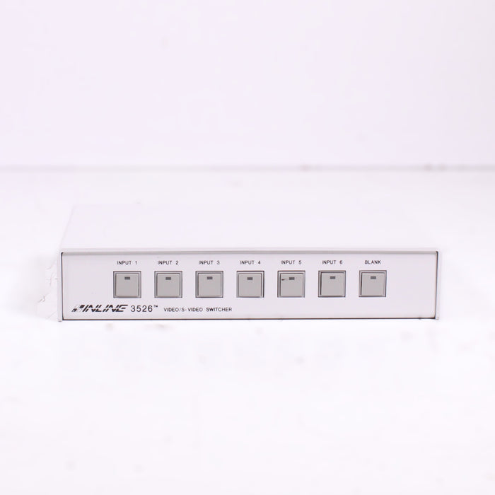 Inline 3526 6-Input S-Video Video Switcher-Audio Switcher-SpenCertified-vintage-refurbished-electronics