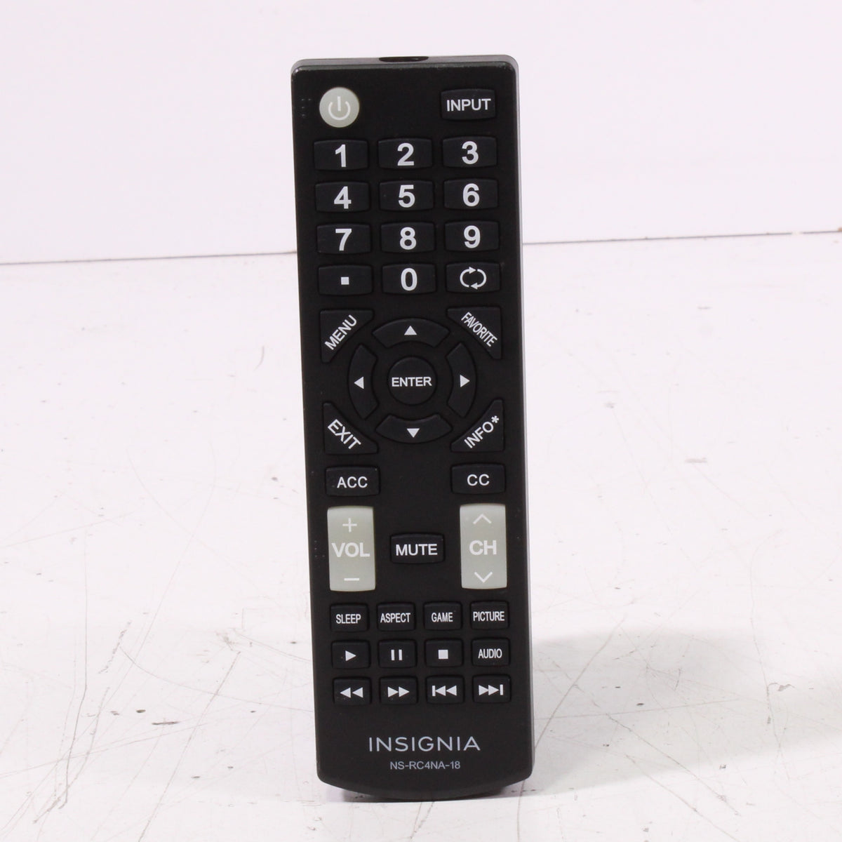 Insignia NS-RC4NA-18 Remote Control for LED TV NS43D420NA20 and more ...