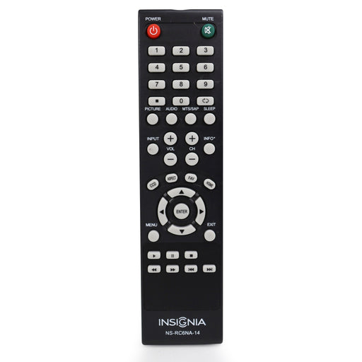 Insignia NS-RC6NA-14 LCD TV Remote Control NS-32D20SNA14 NS-24E40SNA14-Remote-SpenCertified-refurbished-vintage-electonics