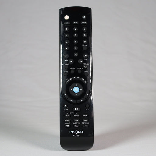 Insignia RC-261 Remote Control for TV Model NS-LDVD19Q-Remote-SpenCertified-vintage-refurbished-electronics