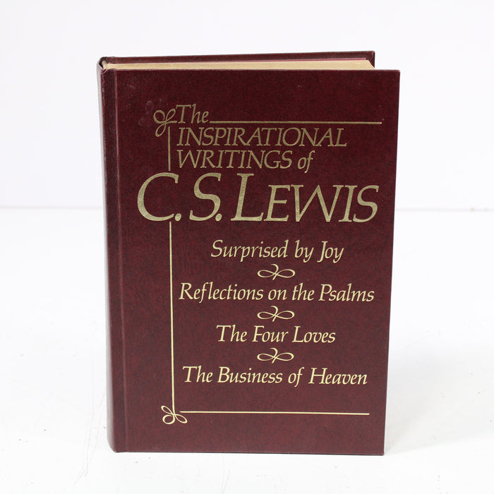 Inspirational Writings of C.S. Lewis by C.S. Lewis Hardcover Book Gold-Embossed (1987)-Books-SpenCertified-vintage-refurbished-electronics