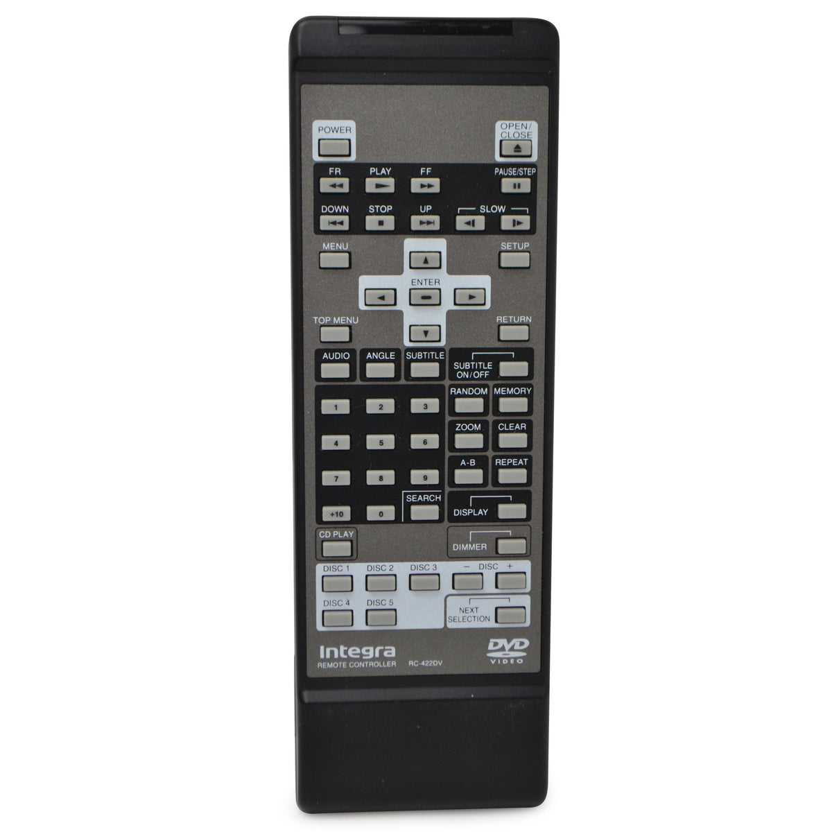 Integra RC-422DV Remote Control for 5-Disc DVD Player DPC-5.1 ...