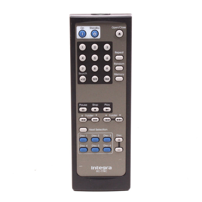 Integra RC-778C Remote Control for 6-Disc CD Changer CDC-3.4-Remote Controls-SpenCertified-vintage-refurbished-electronics