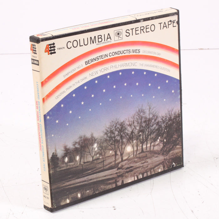 Ives – Symphony No. 3 & Central Park in the Dark – Leonard Bernstein / New York Philharmonic – Reel to Reel Tape 7" 1/4" 7½ IPS Columbia Stereo Tape-Reel-to-Reel Tape-SpenCertified-vintage-refurbished-electronics