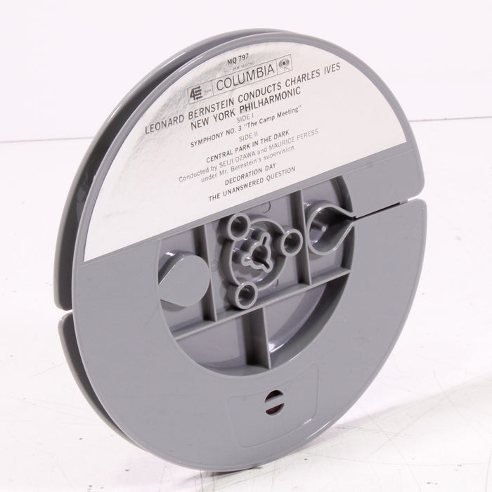 Ives – Symphony No. 3 & Central Park in the Dark – Leonard Bernstein / New York Philharmonic – Reel to Reel Tape 7" 1/4" 7½ IPS Columbia Stereo Tape-Reel-to-Reel Tape-SpenCertified-vintage-refurbished-electronics
