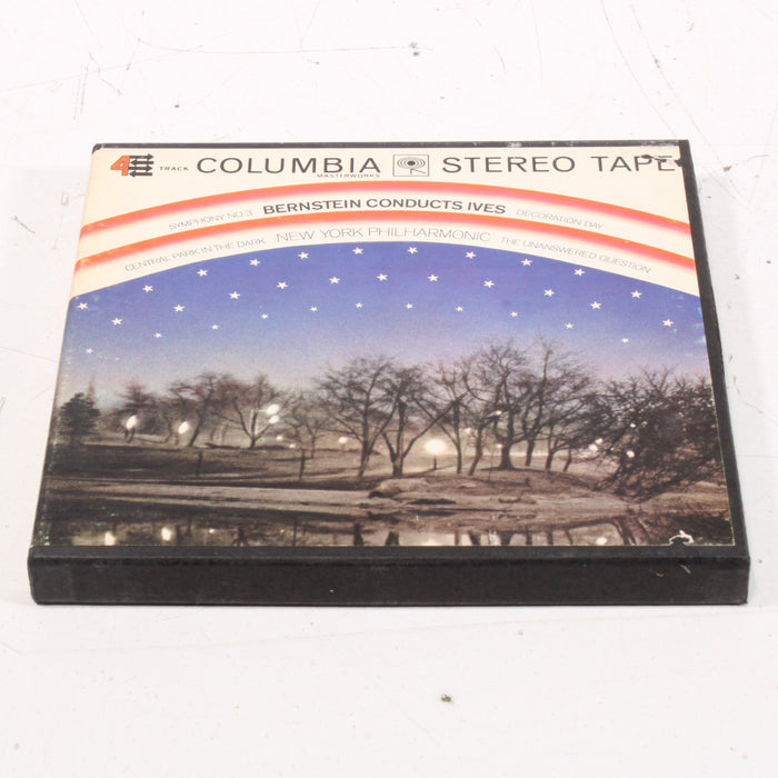 Ives – Symphony No. 3 & Central Park in the Dark – Leonard Bernstein / New York Philharmonic – Reel to Reel Tape 7" 1/4" 7½ IPS Columbia Stereo Tape-Reel-to-Reel Tape-SpenCertified-vintage-refurbished-electronics