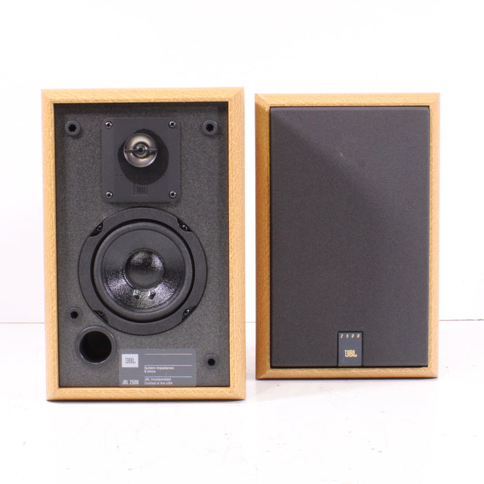 JBL 2500 Bookshelf 2-Way Compact Speakers-Speakers-SpenCertified-vintage-refurbished-electronics