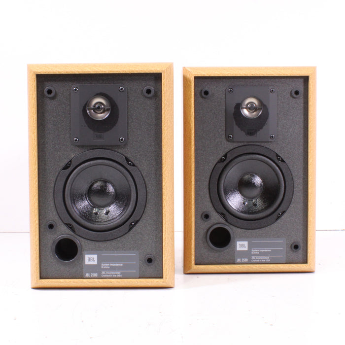 JBL 2500 Bookshelf 2-Way Compact Speakers-Speakers-SpenCertified-vintage-refurbished-electronics