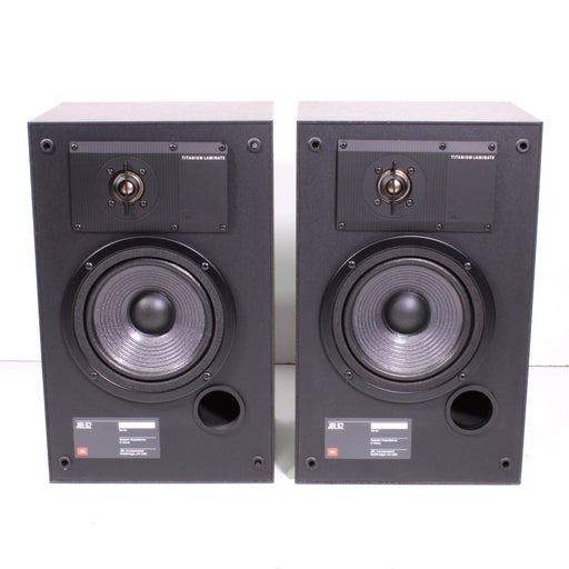 JBL 62 2-Way Bookshelf Speaker Pair Titanium Laminate Tweeters-Speakers-SpenCertified-vintage-refurbished-electronics