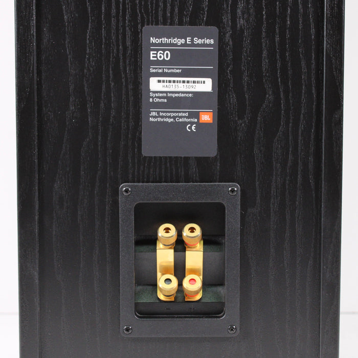 JBL E60 Northridge E Series Floorstanding Speaker Pair Black-Speakers-SpenCertified-vintage-refurbished-electronics