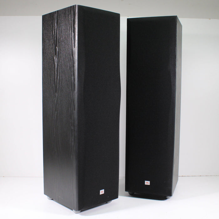 JBL E60 Northridge E Series Floorstanding Speaker Pair Black-Speakers-SpenCertified-vintage-refurbished-electronics