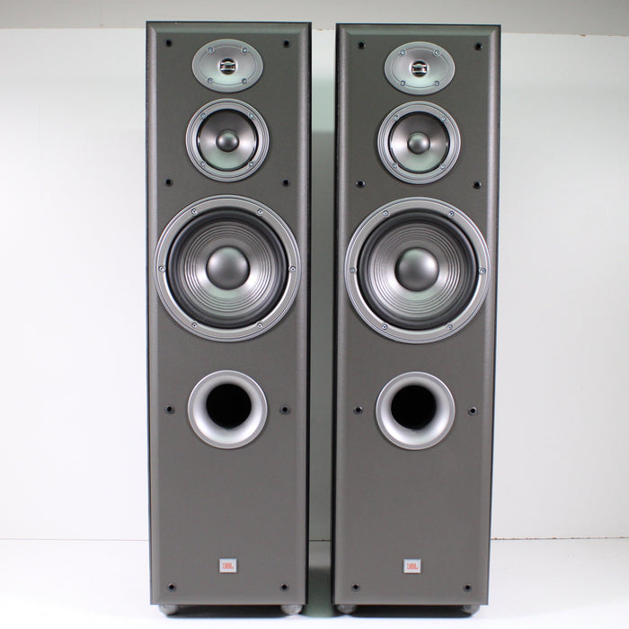 JBL E60 Northridge E Series Floorstanding Speaker Pair Black-Speakers-SpenCertified-vintage-refurbished-electronics