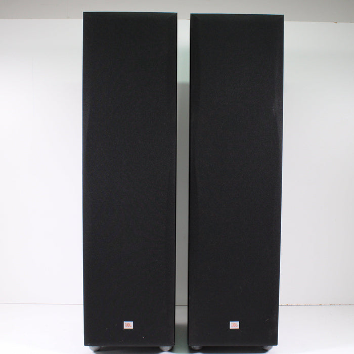 JBL E60 Northridge E Series Floorstanding Speaker Pair Black-Speakers-SpenCertified-vintage-refurbished-electronics