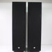 JBL E60 Northridge E Series Floorstanding Speaker Pair Black-Speakers-SpenCertified-vintage-refurbished-electronics